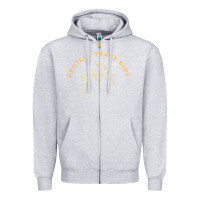 Heather Grey Protect Trans Kids Zipper Hoodie - trangStudio