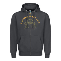Smoke Protect Trans Kids Zipper Hoodie - trangStudio