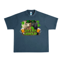 Midnight Navy let's get lucked up charolais and black angus bull Urban Heavy Tee - RanaPortraitStore