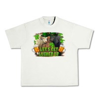 Let's Get Lucked Up Charolais And Black Angus Bull Urban Heavy Tee | Teevron