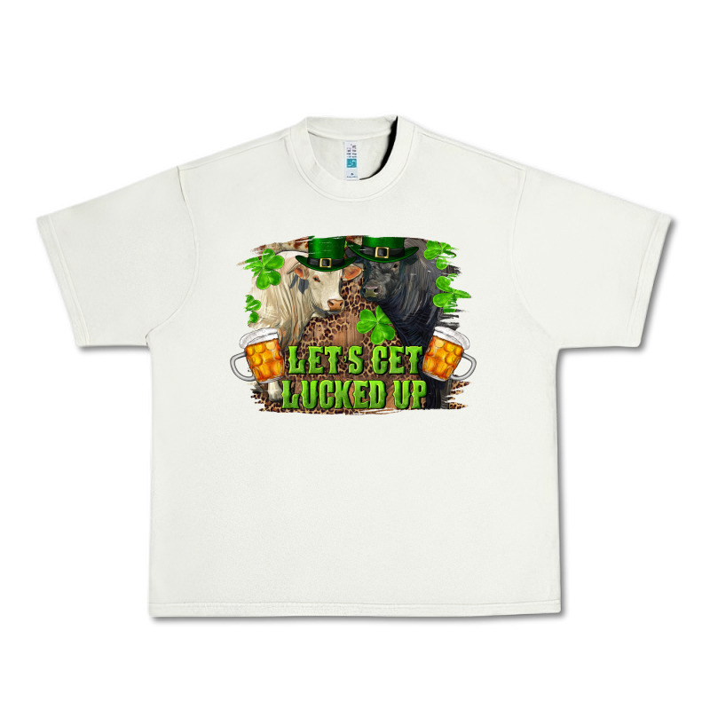 Let's Get Lucked Up Charolais And Black Angus Bull Urban Heavy Tee by RanaPortraitStore | Teevron