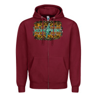Burgundy babe Zipper Hoodie - RacoonDesign