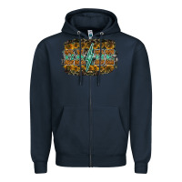 Navy babe Zipper Hoodie - RacoonDesign