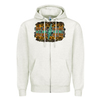 Oatmeal Heather babe Zipper Hoodie - RacoonDesign