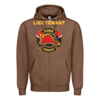 Chestnut fire rescue lieutenant department  for firefighters Zipper Hoodie - trangStudio