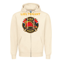 Sandshell fire rescue lieutenant department  for firefighters Zipper Hoodie - trangStudio