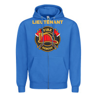 True Royal fire rescue lieutenant department  for firefighters Zipper Hoodie - trangStudio