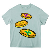 Arona louisiana coins Heavy Core Tee - BarkalooDesign
