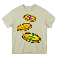 Mossy louisiana coins Heavy Core Tee - BarkalooDesign