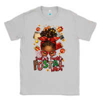 Moon Dust santas favorite postal worker afro messy bun Classic Tee - texasbilliewilder