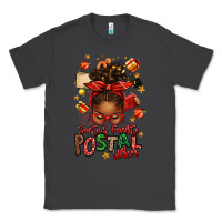Smoke santas favorite postal worker afro messy bun Classic Tee - texasbilliewilder