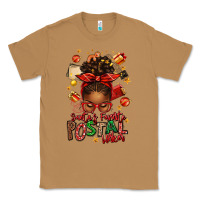 Toasted Coconut santas favorite postal worker afro messy bun Classic Tee - texasbilliewilder