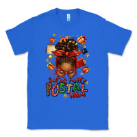 True Royal santas favorite postal worker afro messy bun Classic Tee - texasbilliewilder