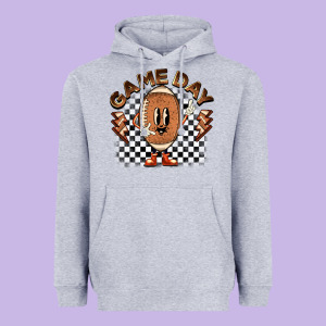 Game Day Football Heavyweight Hoodie Designed By Barkaloodesign
