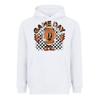 White game day football Heavyweight Hoodie - BarkalooDesign