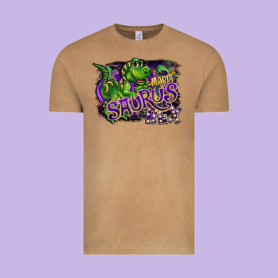 Mardi Saurus Rex Vintage Tee Designed By Cowgirlartshop