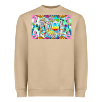 Mushroom The Pool Is My Happy Place Heavyweight Sweatshirt - CowhideDigitalArt