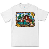 White western barn with farm animals Premium Tee - RanaPortraitStore