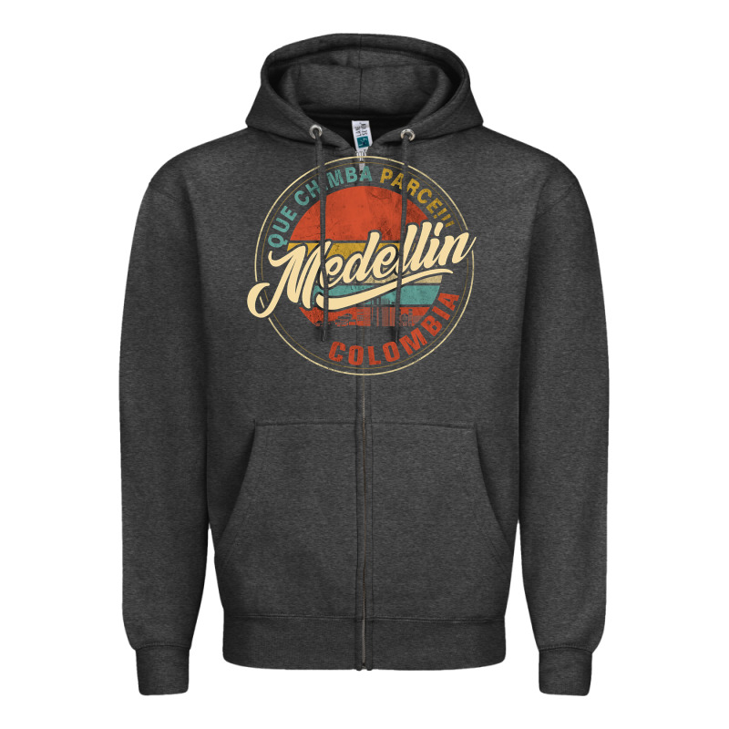 Que Chimba Parce Medellin Bandera Antioquia Colombia Paisa Zipper Hoodie by trangStudio | Teevron