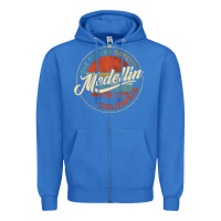 True Royal Que Chimba Parce Medellin Bandera Antioquia Colombia Paisa Zipper Hoodie - trangStudio