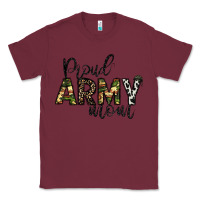 Burgundy proud Army mom Classic Tee - CowhideDigitalArt
