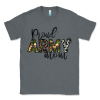 Charcoal Heather proud Army mom Classic Tee - CowhideDigitalArt