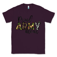 Plum proud Army mom Classic Tee - CowhideDigitalArt