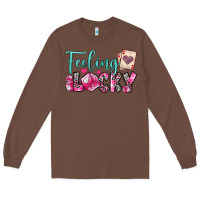 Chestnut feeling lucky Long Sleeve Tee - OliviaCreatesArt