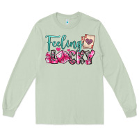 Matcha feeling lucky Long Sleeve Tee - OliviaCreatesArt