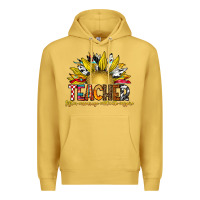 Antique Gold Teacher Premium Hoodie - CowhideDigitalArt