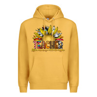 Mustard Teacher Premium Hoodie - CowhideDigitalArt