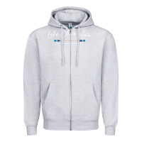 Heather Grey Lake Champlain Oars Graphic Zipper Hoodie - trangStudio