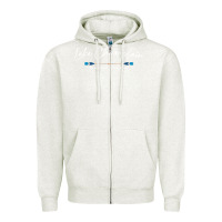 Oatmeal Heather Lake Champlain Oars Graphic Zipper Hoodie - trangStudio