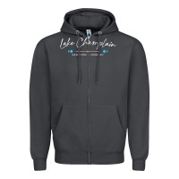 Smoke Lake Champlain Oars Graphic Zipper Hoodie - trangStudio