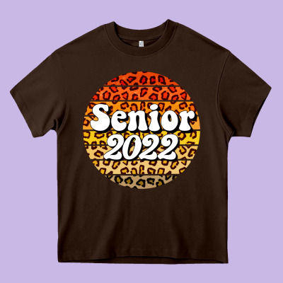 Senior 2022 Heavy Core Tee Designed By Barkaloodesign