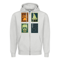 Dove Grey Inscryption Psychological Horror Card Categories Game Halloween Scary  Zipper Hoodie - trangStudio
