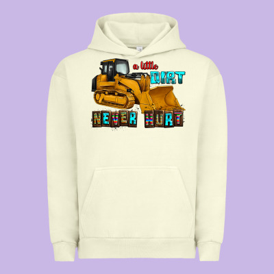A Little Dirt Never Hurt Urban Hoodie Designed By Adodesignshop