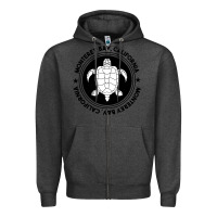 Charcoal Heather Diving at Monterey Bay, California Zipper Hoodie - trangStudio
