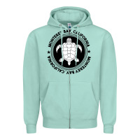 Seafoam Diving at Monterey Bay, California Zipper Hoodie - trangStudio