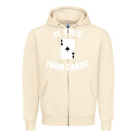 Sandshell Cool Magician Is This Your Card Illusionist Zipper Hoodie - trangStudio