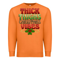 Carrot thick thighs christmas vibes Premium Sweatshirt - BarkalooDesign
