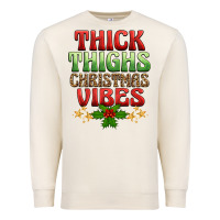 Sandshell thick thighs christmas vibes Premium Sweatshirt - BarkalooDesign
