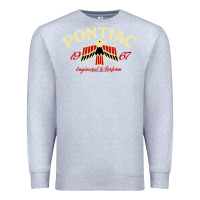 Heather Grey Pontiac 1967   Classic Look style  14265 Premium Sweatshirt - trangStudio