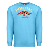 Ocean Blue Pontiac 1967   Classic Look style  14265 Premium Sweatshirt - trangStudio