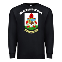 Black Bermuda Coat of Arms Souvenir Gift Flag Bermudian Premium Sweatshirt - trangStudio