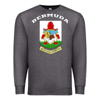 Charcoal Heather Bermuda Coat of Arms Souvenir Gift Flag Bermudian Premium Sweatshirt - trangStudio