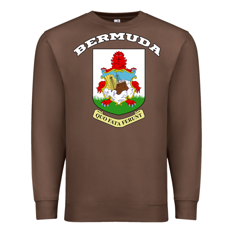 Bermuda Coat Of Arms Souvenir Gift Flag Bermudian Premium Sweatshirt by trangStudio | Teevron