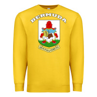 Lemon Bermuda Coat of Arms Souvenir Gift Flag Bermudian Premium Sweatshirt - trangStudio