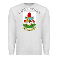Oatmeal Heather Bermuda Coat of Arms Souvenir Gift Flag Bermudian Premium Sweatshirt - trangStudio