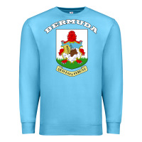 Ocean Blue Bermuda Coat of Arms Souvenir Gift Flag Bermudian Premium Sweatshirt - trangStudio
